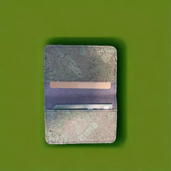 Green coloured business/gift card wallet